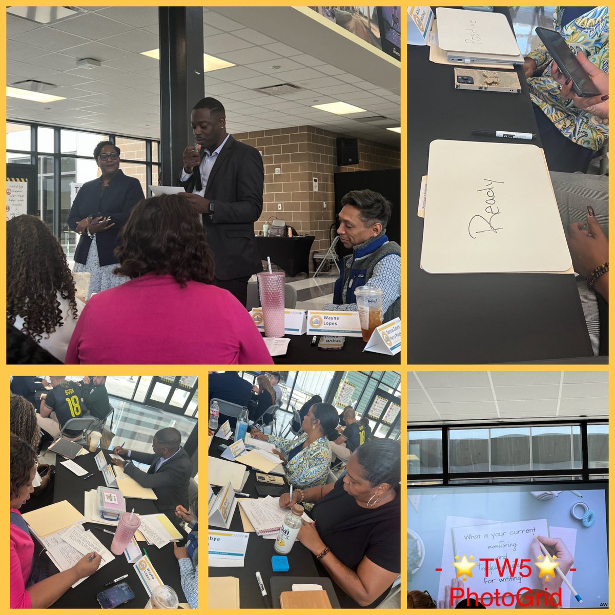 CoachKDunn's tweet photo. We closed out 7 days of learning at the division level today. The learning presented was necessary and principals headed back to their campuses with plans for some adjustments and additions. #WestDivision #Community #TW5๐ช๐พ https://t.co/ZL0r0lxxO2
