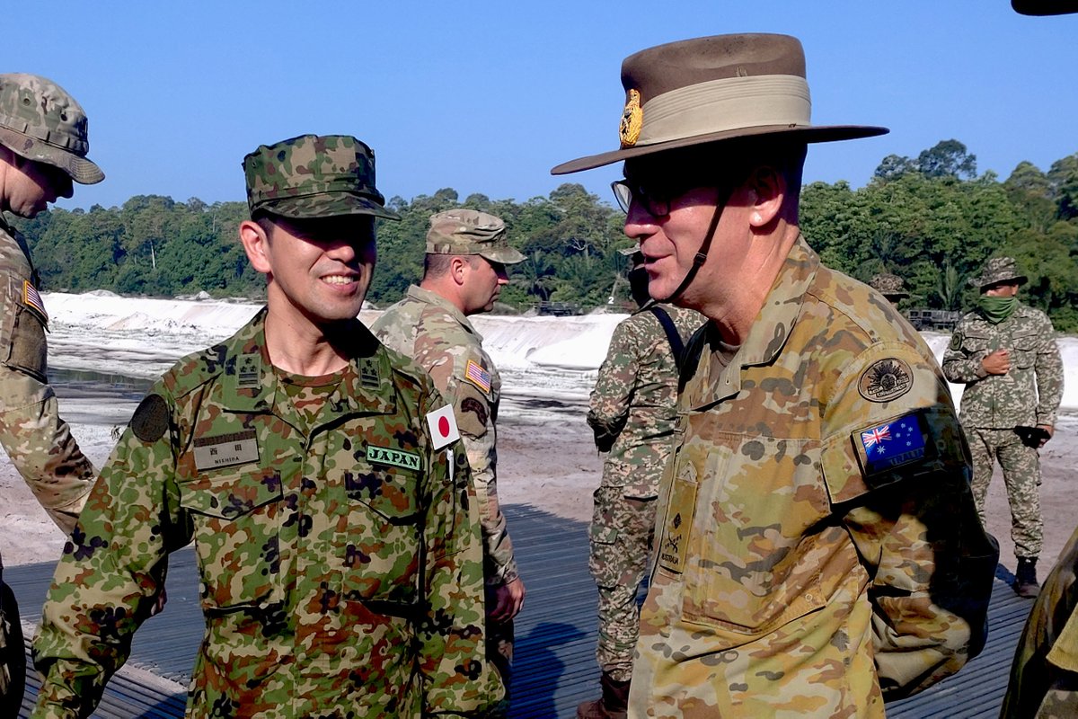 🇯🇵🇺🇸🇲🇾🇦🇺#陸上自衛隊 は、7月28日から29日までの間