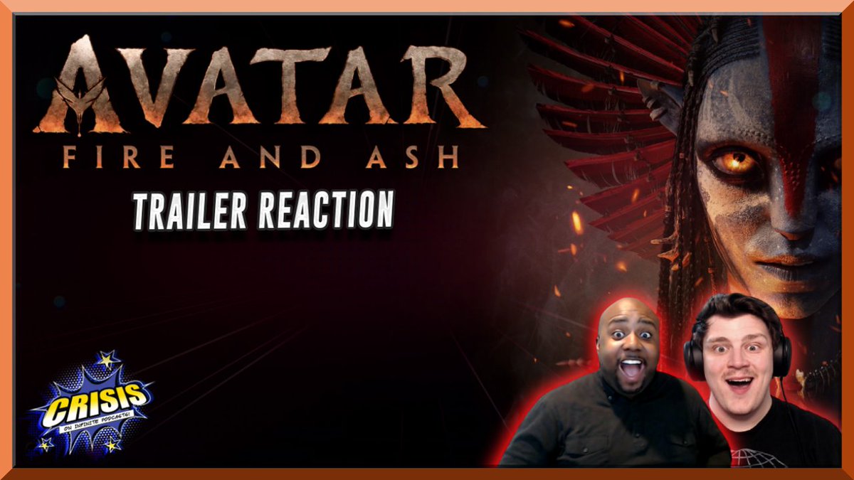 Crisis on Infinite Podcasts (@infinite_pods) on Twitter photo What did <a href="/AndrewHoody/">Andrew "Hoody" Hood</a> and <a href="/M0T3KK/">Kevin White</a> think of the #AvatarFireAndAsh trailer? Find out our thoughts and more in our NEW episode!
YT: youtu.be/Zld9emiQYLI
Podcast: ihr.fm/3GAx7Eq What did <a href="/AndrewHoody/">Andrew "Hoody" Hood</a> and <a href="/M0T3KK/">Kevin White</a> think of the #AvatarFireAndAsh trailer? Find out our thoughts and more in our NEW episode!
YT: youtu.be/Zld9emiQYLI
Podcast: ihr.fm/3GAx7Eq