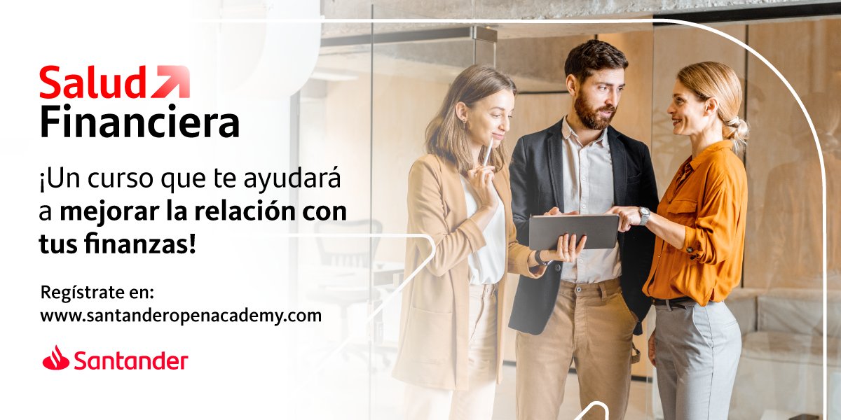 Es momento de tomar el control de tu dinero. Con el curso Santander Salud Financiera, aprenderás a manejar tus ingresos, planificar tus gastos y tomar mejores decisiones para tu futuro.
👉 Inscríbete en acortar.link/06gzDb
📆 Antes del 15 de diciembre
#SantanderUniMx #Curos