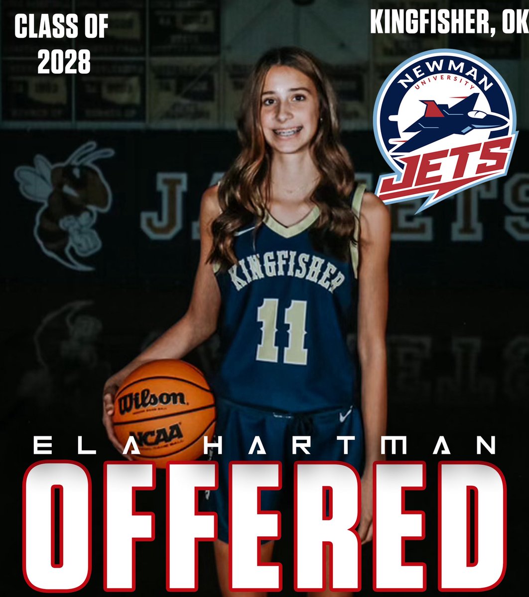 Ela Hartman (@elahartman) on Twitter photo I’m excited to receive an offer from Coach Briggs and the Newman Jets to play basketball at the next level. Go Jets! <a href="/CoachAmyBriggs/">Amy Briggs</a> <a href="/NewmanJetsWBB/">Newman Women's Basketball</a> <a href="/KingfisherGBB/">Kingfisher Girls Basketball</a> <a href="/CoachYoung03/">Taylor Young</a> <a href="/TeamOKGirlsBB/">Team Oklahoma Girls Basketball</a> <a href="/_gussanchez/">Gus Sanchez</a> <a href="/abovelinehoops/">Abovethelinehoops</a> <a href="/PGHOklahoma/">Prep Girls Hoops Oklahoma</a> I’m excited to receive an offer from Coach Briggs and the Newman Jets to play basketball at the next level. Go Jets! <a href="/CoachAmyBriggs/">Amy Briggs</a> <a href="/NewmanJetsWBB/">Newman Women's Basketball</a> <a href="/KingfisherGBB/">Kingfisher Girls Basketball</a> <a href="/CoachYoung03/">Taylor Young</a> <a href="/TeamOKGirlsBB/">Team Oklahoma Girls Basketball</a> <a href="/_gussanchez/">Gus Sanchez</a> <a href="/abovelinehoops/">Abovethelinehoops</a> <a href="/PGHOklahoma/">Prep Girls Hoops Oklahoma</a>