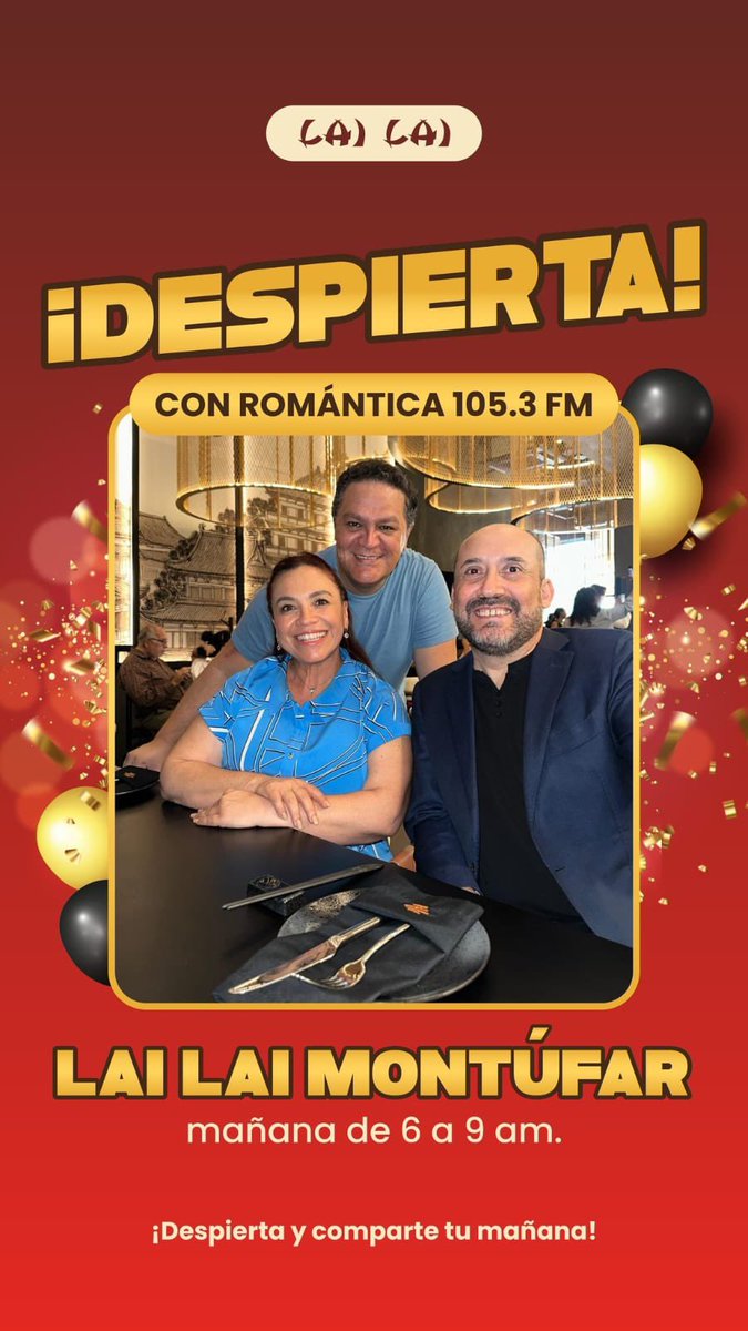 Nos vemos mañana en Lai Lai Montúfar 🙂👏🏻