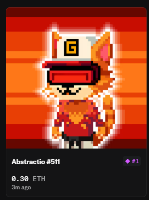 🚨 MASSIVE! JUST IN! HUGE! WOW! BREAKING!!!🚨

<a href="/CyclopsOnAbs/">CYCLOPS</a> Abstractio just sold for 0.3 ETH!

Cyclopio.