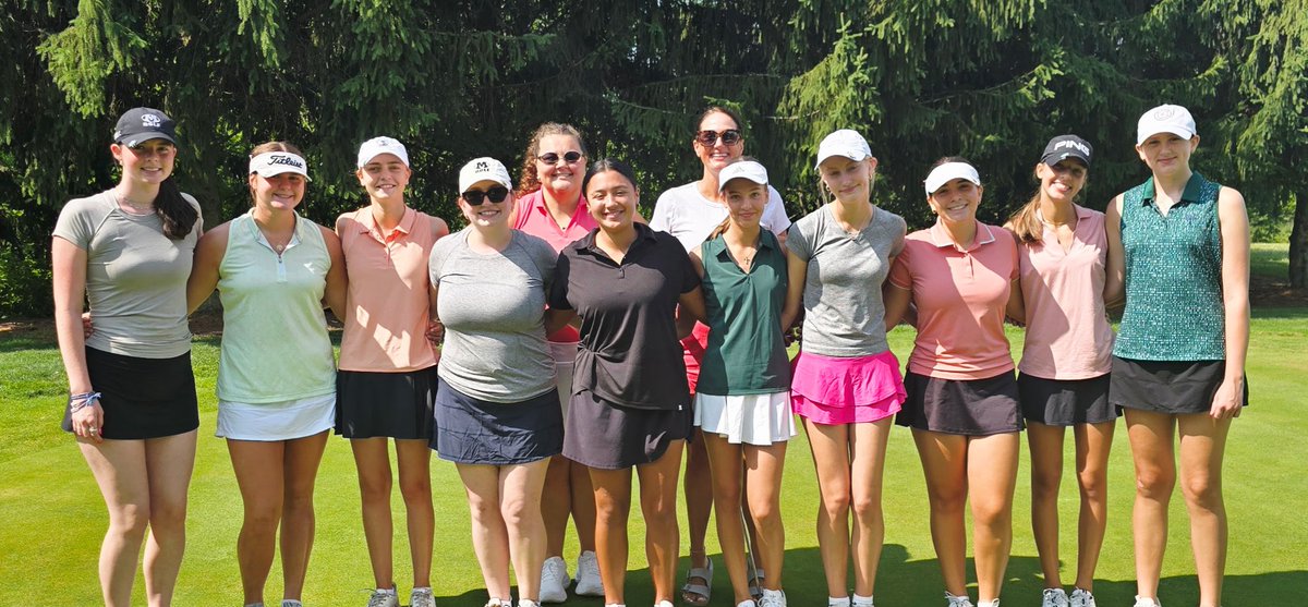 Introducing your Medina Girls Golf team for the 25-26 season. We are so excited for the promising season we have ahead! Both Varsity and JV have their first tournaments on Monday. Follow us on Instagram and X for more updates! Go bees 💚💛 <a href="/MedinaBoosters/">MedinaBoosters</a> <a href="/medinaathletics/">Medina Athletics</a>