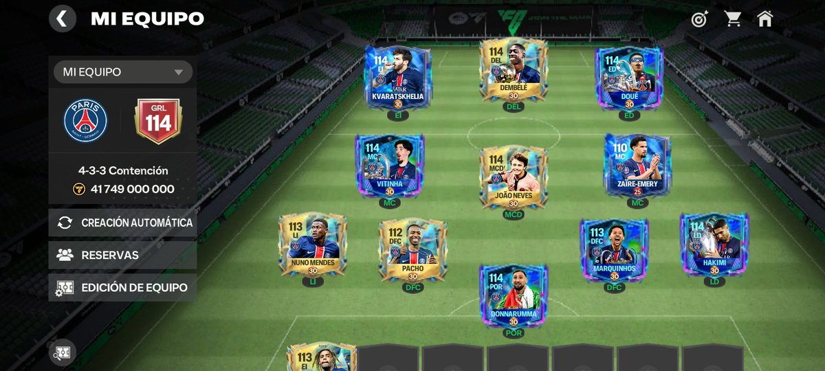 Mi full PSG 💙💙🤩😍!!! 
Lo único malo que ese man no lo podré obtener porque es Intransferible 😪! 
 <a href="/FC_14_STAR/">FC-STAR</a> <a href="/HDWolvie/">WolvieHD</a> <a href="/JoseAlep1/">PALLADINO</a> <a href="/legas1710/">L E G A S</a> <a href="/Luis22FM/">Mr.LG</a> <a href="/tutiofifa/">Tío Fifah 🇨🇴 🇵🇸 حرة</a> <a href="/Franklyn_Games/">Franklyn Jhonson</a> <a href="/isydrox/">Isififa</a> <a href="/nitrofm7/">Nitro Fm🐲</a>