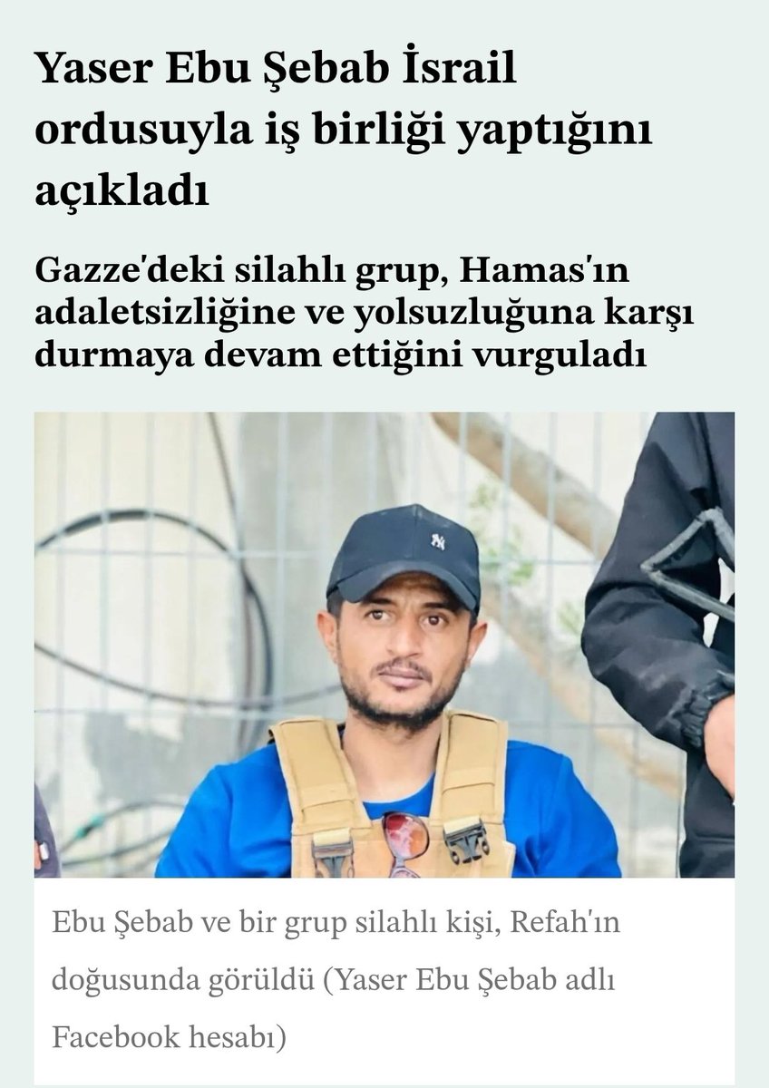 İLK BİZDEN ÖĞRENİN... 

ÇOK ÖNEMLİ !!! 

Kassam Mücahidleri, Gazze'nin güneyindeki Refah kentindeki  terörist Yaser Ebu Şebab'ın karargahına baskın düzenlemeyi başardı. Operasyonda Ebu Şebab'a bağlı 6 hain terörist öldürüldü ve tüm araçları yakıldı.

Yasir Ebu Şebab soykırımcı