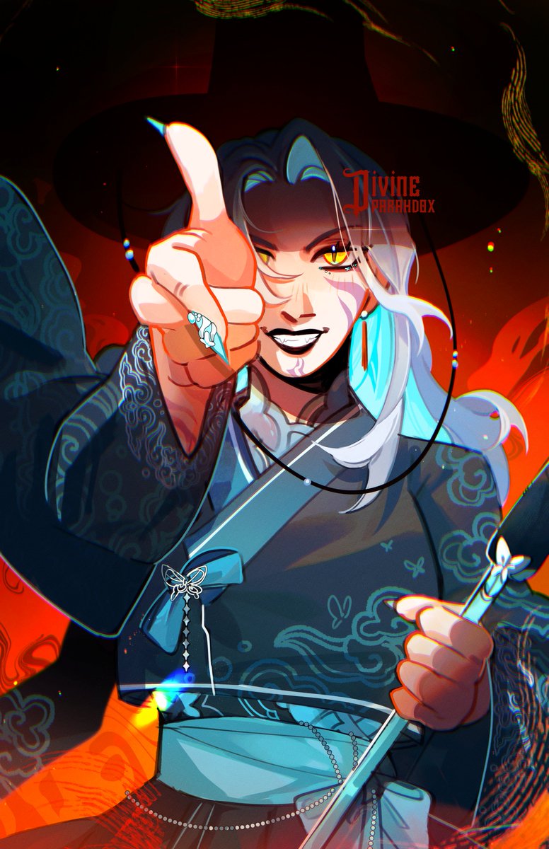 DivineParahdox's tweet image. Let me be your idol~ 🦋🎤

#MonARTch