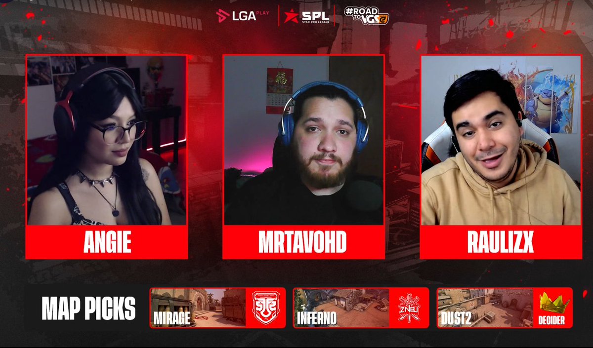 ¡La MESA DE ANÁLISIS <a href="/heyangietv/">M1 angie 🖤</a> <a href="/MrTavoHD/">MrTavoHD</a> <a href="/RauliZx/">RauliZX</a>  ya está preparadísima para llevar toda la EMOCIÓN del primer BO3 de la noche! 🔥

#StarProLeagueS6 #SPL