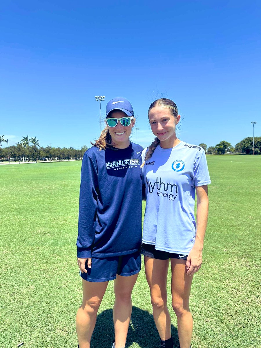 Brooklyn York (@brooklynyork08) on Twitter photo Thank you so much to the <a href="/SailfishWS/">PBA Women's Soccer</a> coaches for putting on such great camp yesterday. I learned so much and loved getting the chance to meet some of the players!
<a href="/stephcradd/">Stephanie Cradduck</a> <a href="/CoachGusMota/">Gustavo Mota</a> <a href="/ahfcsoccer/">Albion Hurricanes FC</a> <a href="/CollegeSoccerID/">College Soccer ID</a> <a href="/ImYouthSoccer/">ECNL/GA/Recruiting/College Soccer</a> <a href="/ImCollegeSoccer/">College Soccer Truth ™</a> <a href="/ECNLgirls/">ECNL Girls</a> Thank you so much to the <a href="/SailfishWS/">PBA Women's Soccer</a> coaches for putting on such great camp yesterday. I learned so much and loved getting the chance to meet some of the players!
<a href="/stephcradd/">Stephanie Cradduck</a> <a href="/CoachGusMota/">Gustavo Mota</a> <a href="/ahfcsoccer/">Albion Hurricanes FC</a> <a href="/CollegeSoccerID/">College Soccer ID</a> <a href="/ImYouthSoccer/">ECNL/GA/Recruiting/College Soccer</a> <a href="/ImCollegeSoccer/">College Soccer Truth ™</a> <a href="/ECNLgirls/">ECNL Girls</a>