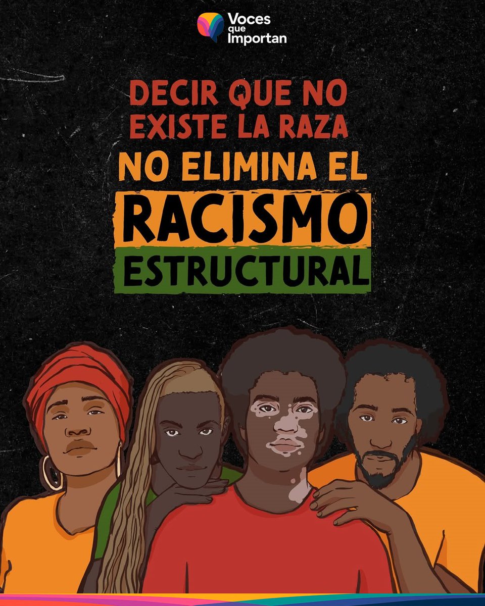 ASPIDHARCOIRIS's tweet image. ✊🏿 Reconocer la raza no es dividir, es visibilizar.
Solo así podemos entender quién tiene privilegios y quién vive discriminación.

📢 Ver la raza es esencial para cambiar el sistema.
– Reni Eddo-Lodge
#VocesQueImportan #RacismoEstructural #JusticiaRacial #Antirracismo