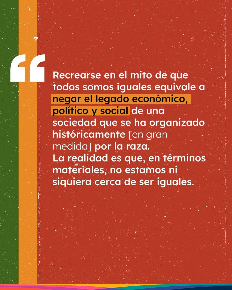 ASPIDHARCOIRIS's tweet image. ✊🏿 Reconocer la raza no es dividir, es visibilizar.
Solo así podemos entender quién tiene privilegios y quién vive discriminación.

📢 Ver la raza es esencial para cambiar el sistema.
– Reni Eddo-Lodge
#VocesQueImportan #RacismoEstructural #JusticiaRacial #Antirracismo