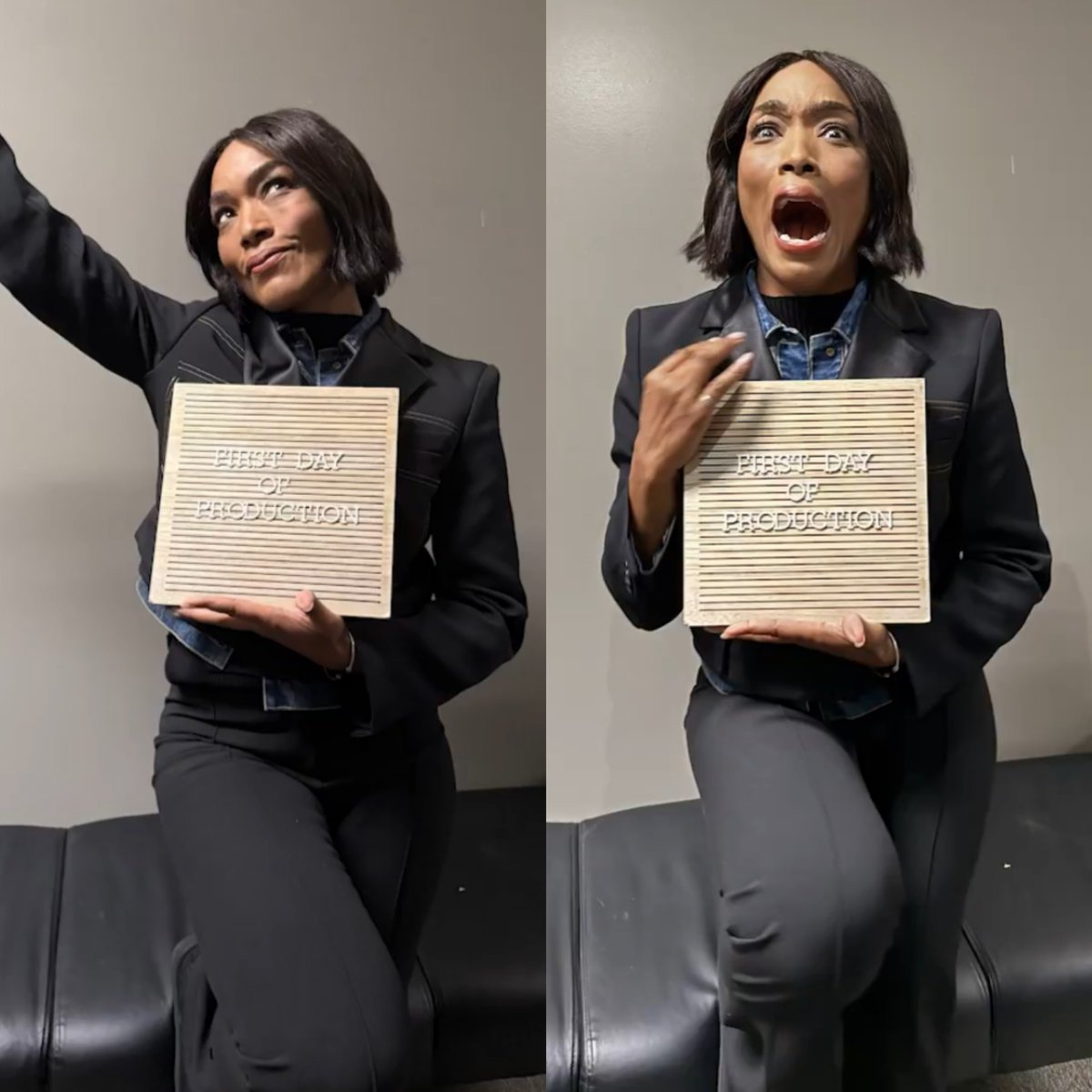 this is angela realizing in real time she has to do this stupid show without peter now