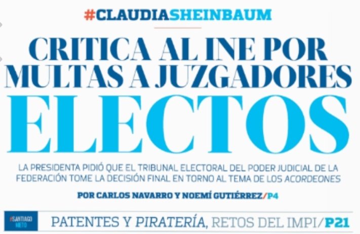 Lety Zepeda (@lety_zepeda) on Twitter photo 🔵 <a href="/Claudiashein/">Claudia Sheinbaum Pardo</a> ahora defiende a juzgadores sancionados por el INE. ¿Desde cuándo cuestionar la ley se volvió parte del “plan de transformación”? ¿O solo importa la legalidad cuando no incomoda a Morena? 🔵 <a href="/Claudiashein/">Claudia Sheinbaum Pardo</a> ahora defiende a juzgadores sancionados por el INE. ¿Desde cuándo cuestionar la ley se volvió parte del “plan de transformación”? ¿O solo importa la legalidad cuando no incomoda a Morena?