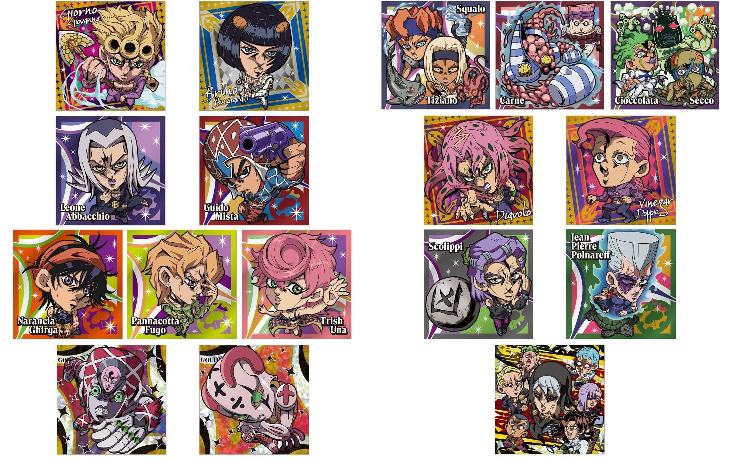 ♯Isr23GHジョジョの奇妙なマスコット後編全8種 GOODS | 「ジョジョの奇妙な冒険」公式ポータルサイト