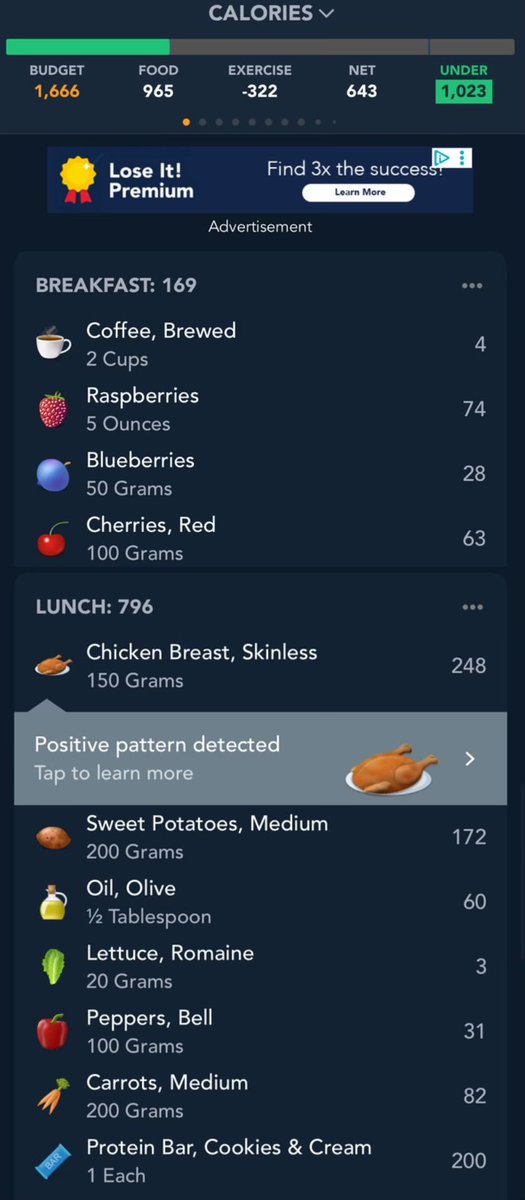 hollowb0ness's tweet photo. 7/30/25 wieiad
Macros were perfect today!

965 cals | 77g pro | 127g carb | 22g fat https://t.co/5OtqldF9SY