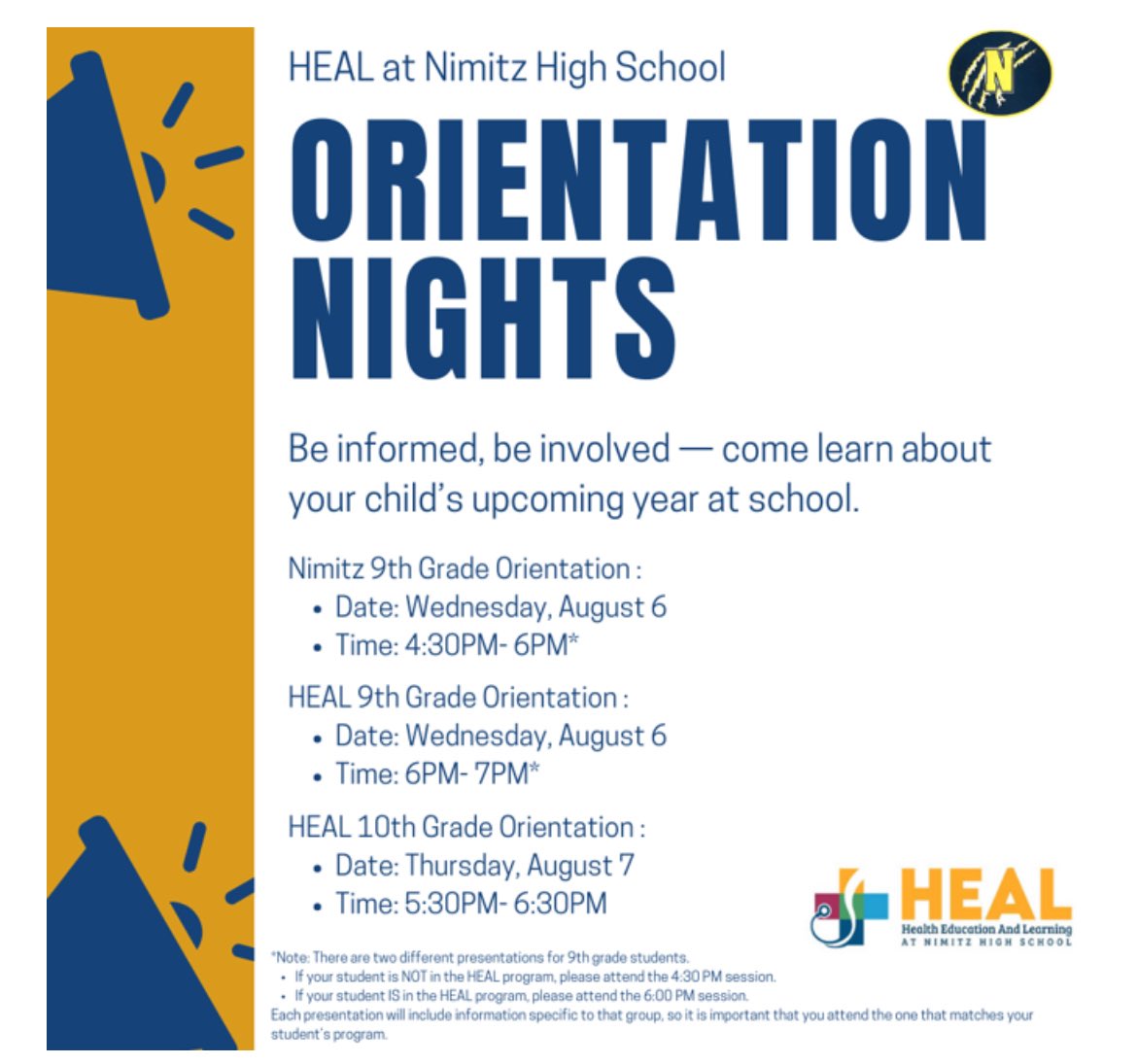 HEAL at Nimitz tweet media