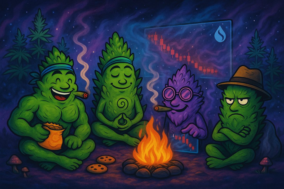 bakedsuibuds's tweet photo. ๐ The High Council sits above the cloudsโฆ
Watching stars, puffin' wisdom, and vibinโ with the cosmos.
Just another baked night in the KushTerra sky. ๐ฟ๐จโจ
#KushTerra #BakedSuiBuds #SuiEcosystem #HighCouncil #Sui #SRM #Lotus https://t.co/jEo7QLaDBK