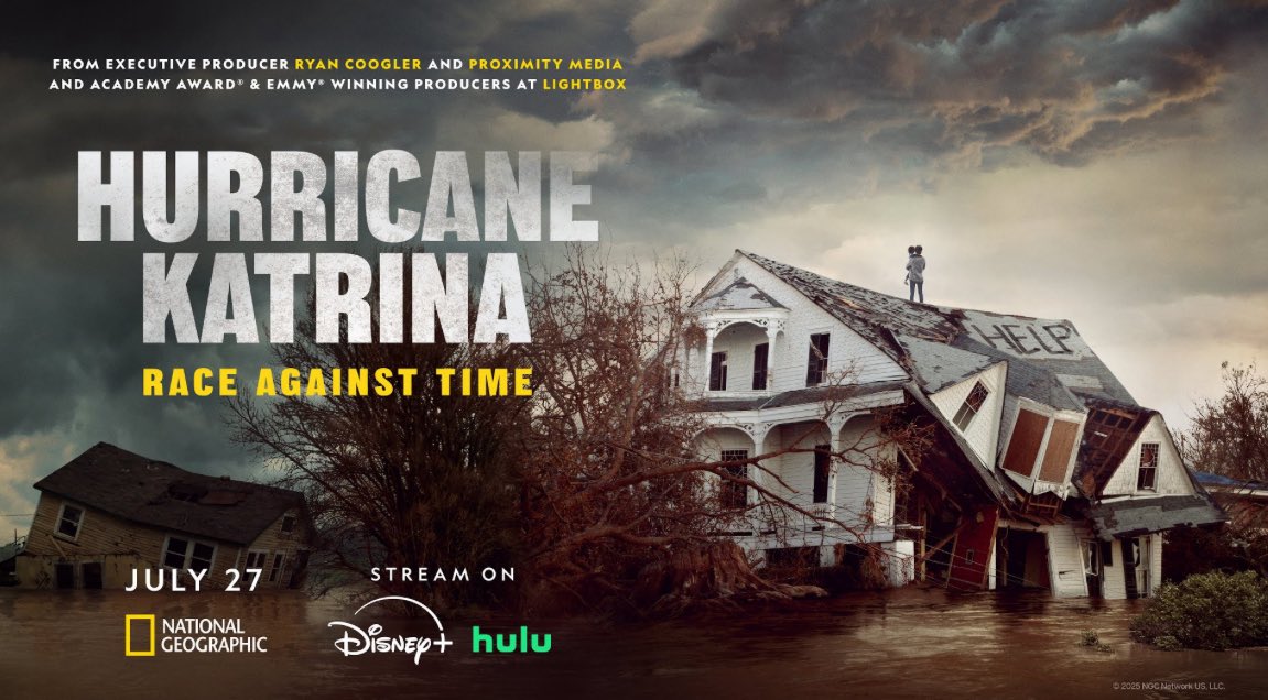 Stop what yall doing and go watch this docuseries on Hulu/disney+. I am baffled at the facts in learning from hurricane Katrina even 20 years later. It just dropped like 3 days ago btw. #HurricaneKatrinaRaceAgainstTime #hurricanekatrina