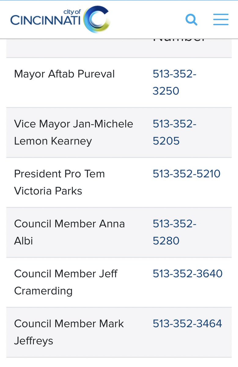 This is Aftab Karma Singh Pureval the Mayor of Cincinnati. 
Victoria Parks P#: 513-352-5210
Mayor Pureval: 513-352-5210
801 Plum St, Suite 150, Cincinnati OH 45202
Contact these ppl &amp; voice your concerns over a sitting council members’ support for white ppl being beaten for the