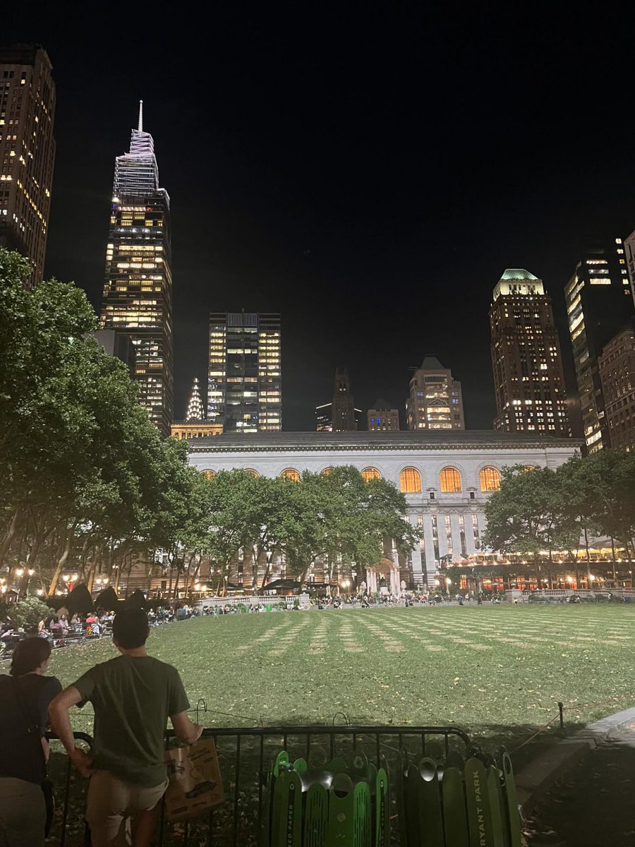 Walking around the park at night will make you feel better.