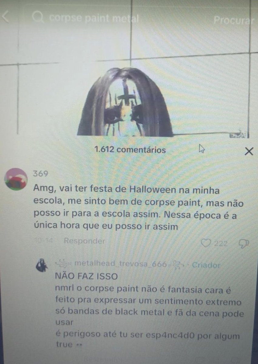 Eu odeio black metaleiro