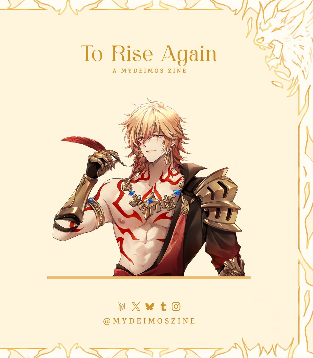 mydeimoszine's tweet photo. Writers: @mikarin_Z @/azure-ace (Bluesky) @earlgreyhui @freyja_salt @kdj_225 @nayushuis statecraft (Ao3) @/sweetsassypeachlassi (Instagram) https://t.co/82Kq0LzV6m