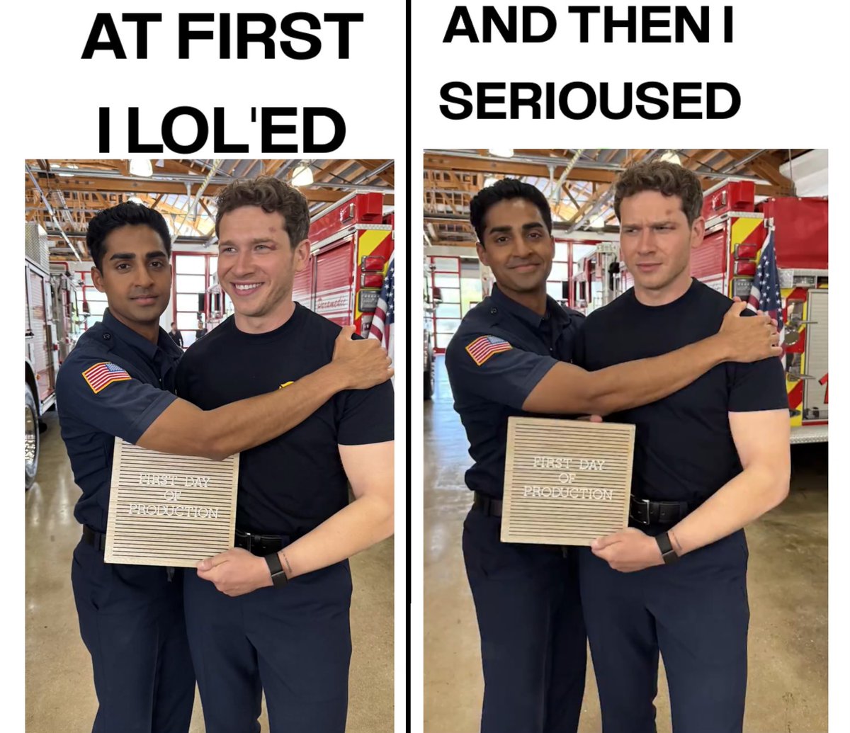 looking at the first day of production video and then #realizing some things