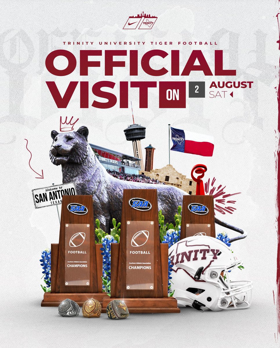 Davis Roup (@davisroup) on Twitter photo Looking forward to this weekend!!
<a href="/JerhemeUrban83/">Jerheme Urban</a> <a href="/TUFootballTX/">Trinity University Football</a> <a href="/ChrisDudley40/">Coach Dudley</a> <a href="/CRFB_Recruiting/">CRHS Football Recruiting</a> Looking forward to this weekend!!
<a href="/JerhemeUrban83/">Jerheme Urban</a> <a href="/TUFootballTX/">Trinity University Football</a> <a href="/ChrisDudley40/">Coach Dudley</a> <a href="/CRFB_Recruiting/">CRHS Football Recruiting</a>