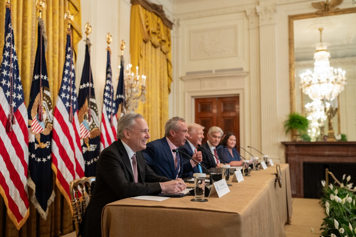 MAKE AMERICA HEALTHY AGAIN:

Today, <a href="/POTUS/">President Donald J. Trump</a>, alongside <a href="/DrOzCMS/">DrOzCMS</a>, <a href="/SecKennedy/">Secretary Kennedy</a>, and <a href="/DavidSacks/">David Sacks</a>, officially launched the CMS Digital Health Tech Ecosystem.
