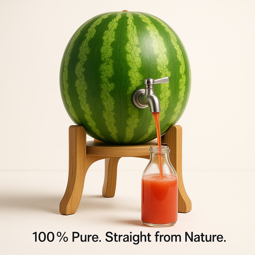 طراحی تبلیغ آب‌میوه طبیعی به کمک GPT-4o🍉

Copy prompt from ALT👇