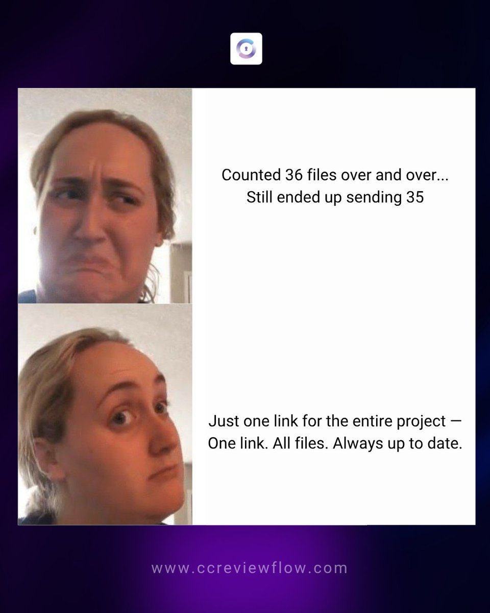 ccreviewflow's tweet image. ❌ Still sending renders via email or random Drive/Dropbox links?

💡 Try a smarter way with CC ReviewFlow:
ccreviewflow.com/tutorial/autom…

#StopTheChaos #CCReviewFlow #ClientFeedbackSimplified #DesignTools #CreativeWorkflow #ProjectReviewPlatform #3DRenderingServices #CGI