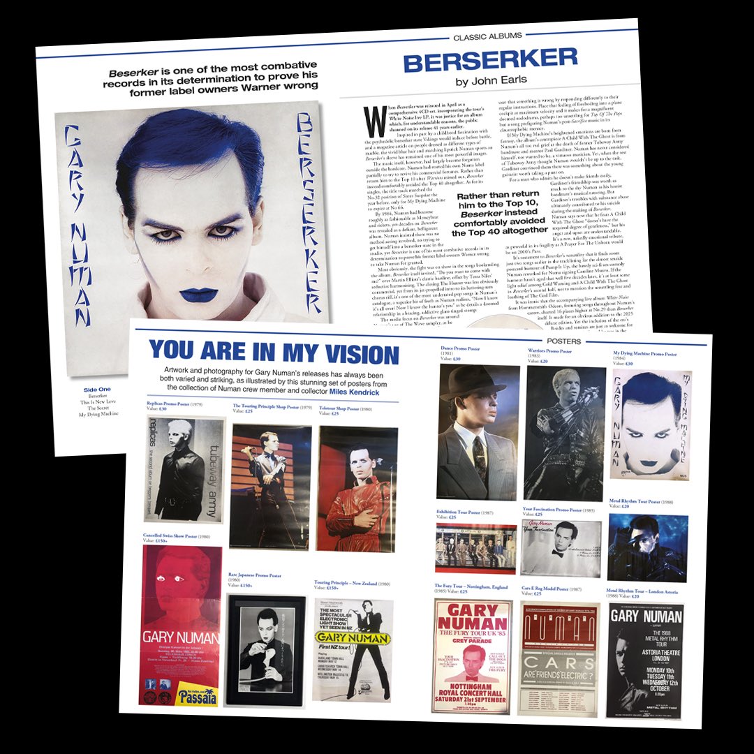 Record Collector Presents… Gary Numan
116-page special edition. On sale 31 July or available to order here:shop.recordcollectormag.com
<a href="/RecCollMag/">Record Collector Mag</a>