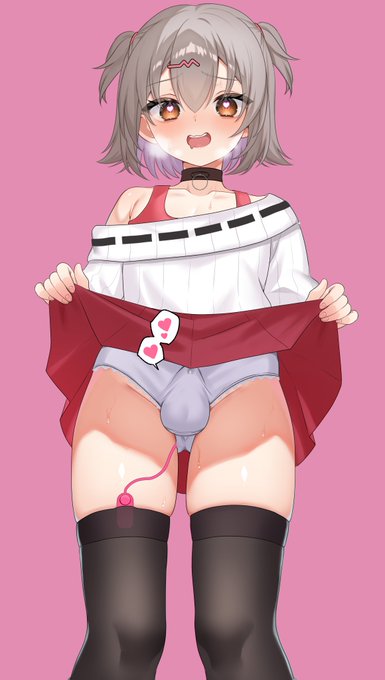 「僕の恥ずかしいところ、たくさん見てください❤」  #もぎアート 