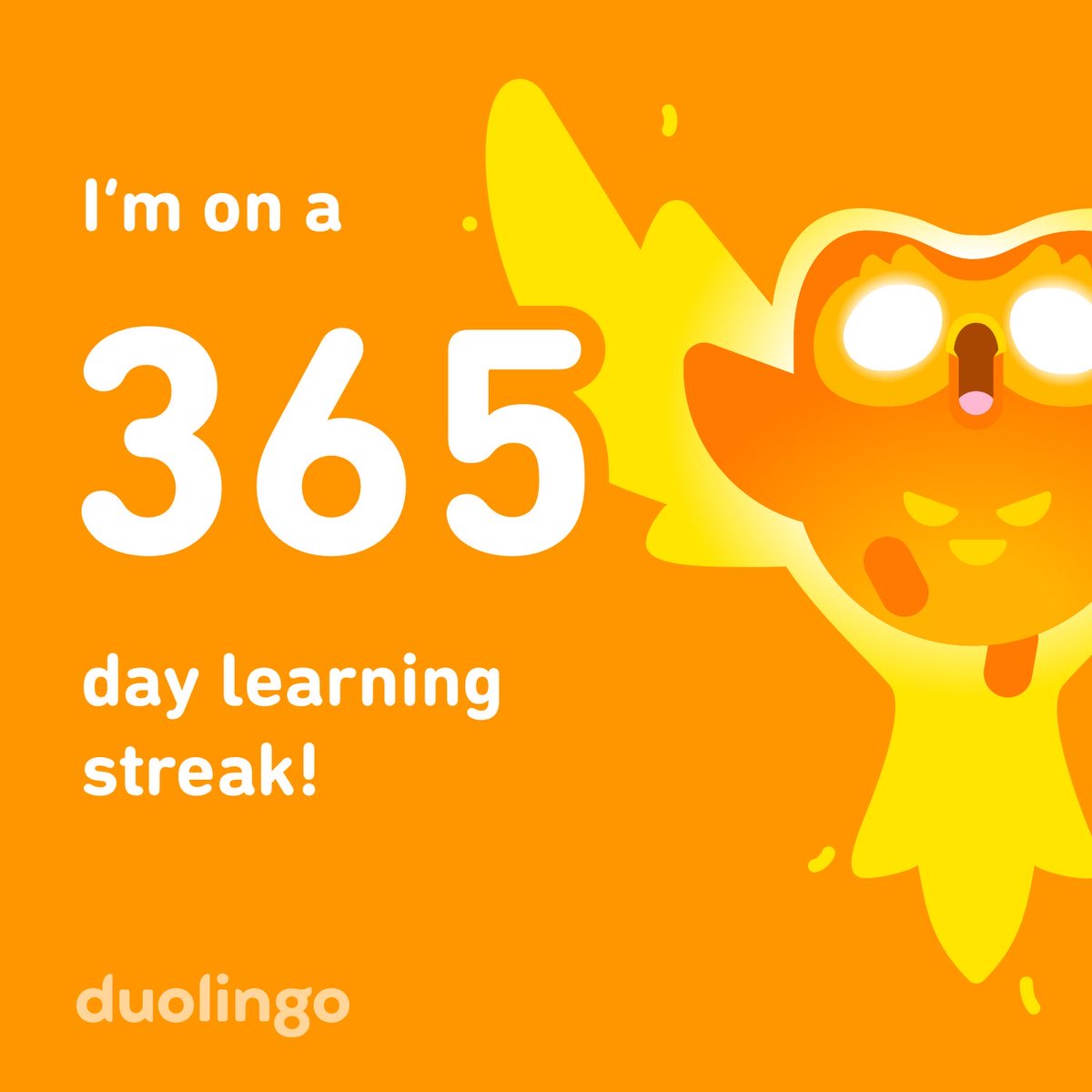 365. Language learning that started as a midsummer night’s dream to do learn something new on ⁦<a href="/duolingo/">Duolingo</a>⁩ and keep the brain cells active.