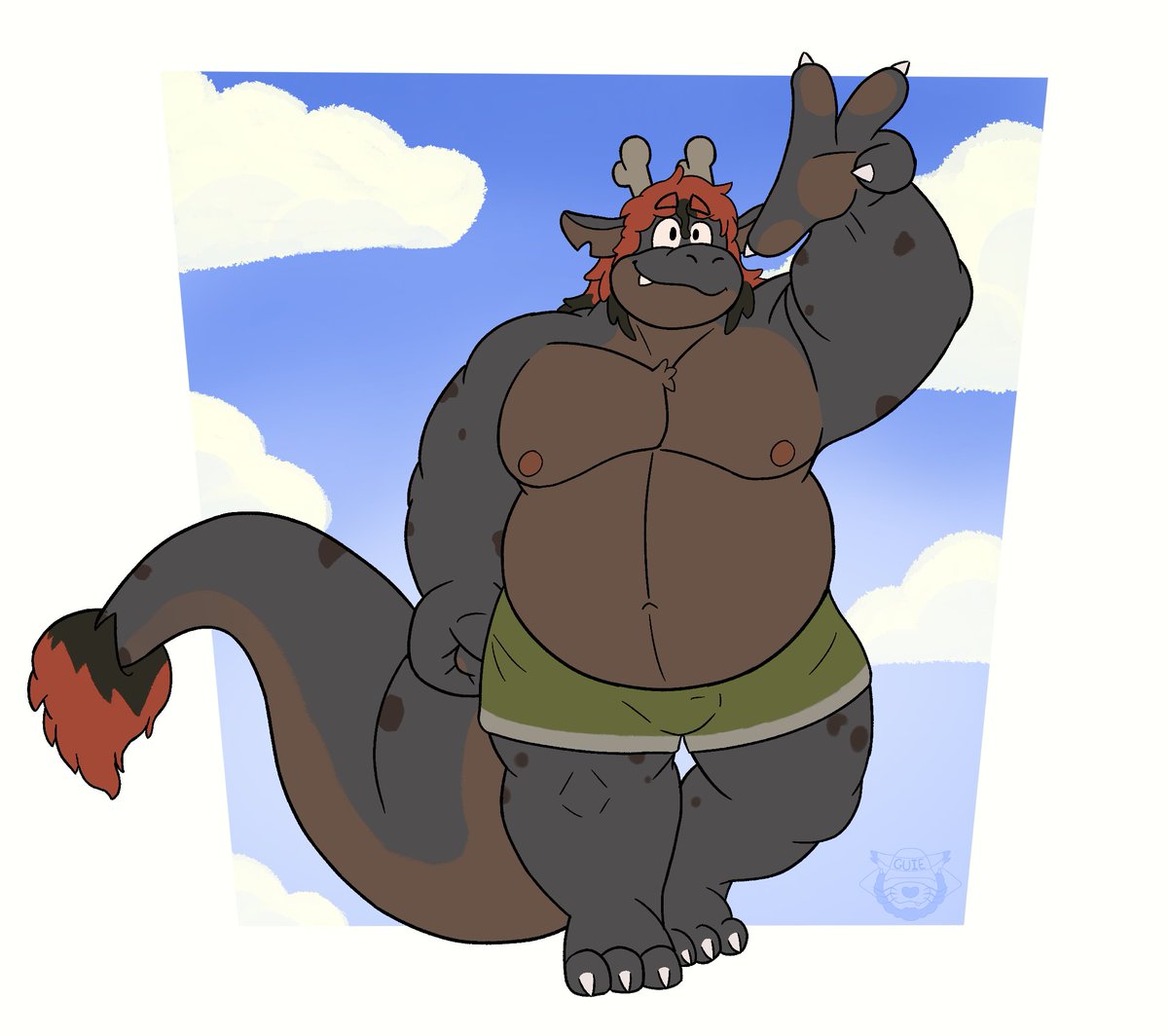 "Oh, hey there!"  

Something I did for a secret summer for <a href="/Bernardiito_/">Bernardiito 🍂</a>