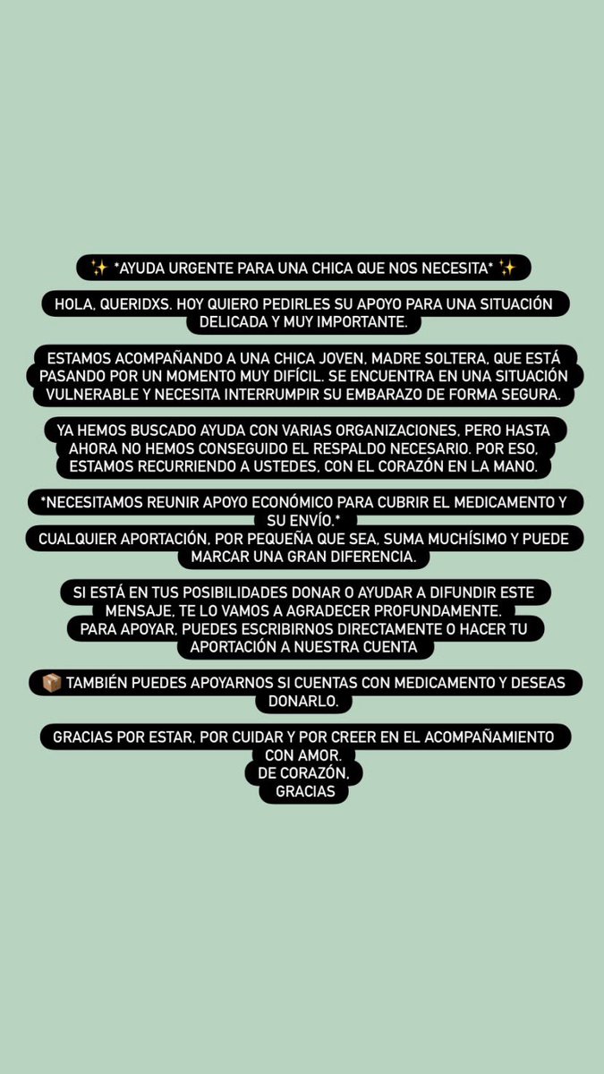 Por favor difundan 💚🌱