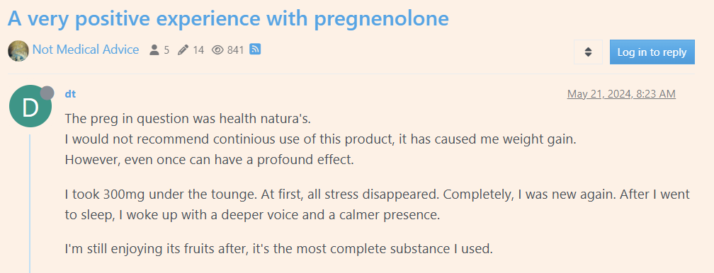 MyProtocols's tweet image. The same is true for pregnenolone.