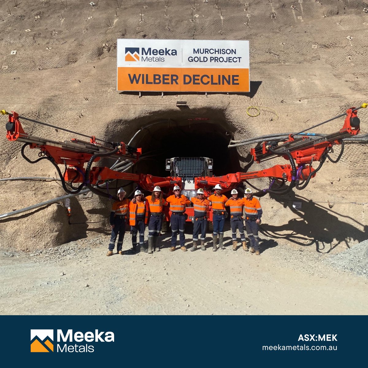 Development is underway at $MEK.AX first underground mine, Andy Well within Murchison #Gold Project

• First cut Jul-25

• First ore in Sept-25 quarter

• 7-year production plan based on existing Resource

• Drilling for growth in parallel with mining

loom.ly/dn9GsY8