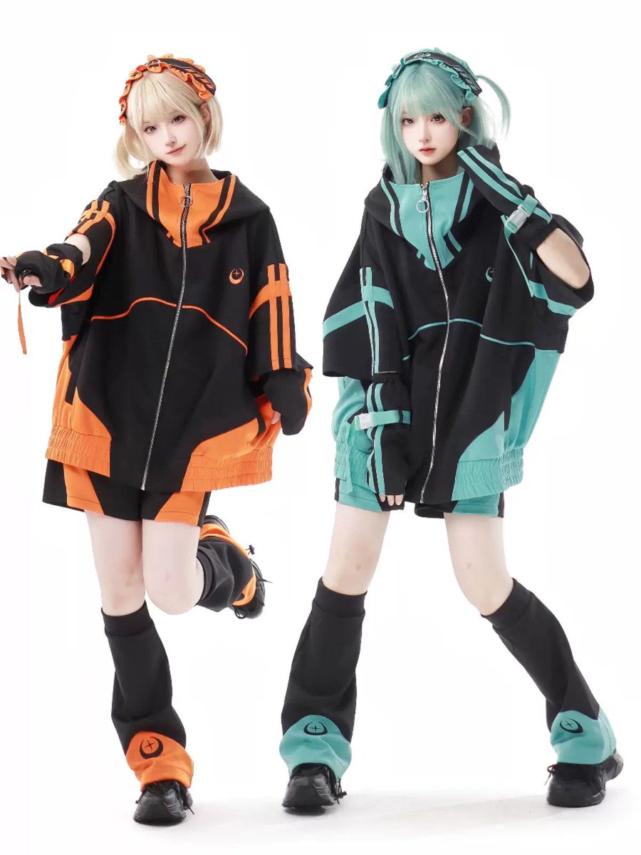 🧡💚サブカルサイバージャージ🖤💚