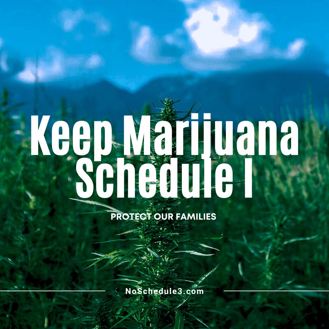 President Trump: Families are counting on you.
Rescheduling marijuana means more addiction, more illegal grows, and more chaos in our communities.
Stand firm. Keep marijuana Schedule I.
 
✍️ Sign the petition: noschedule3.com 
#NoSchedule3 #NoCartelTaxBreak