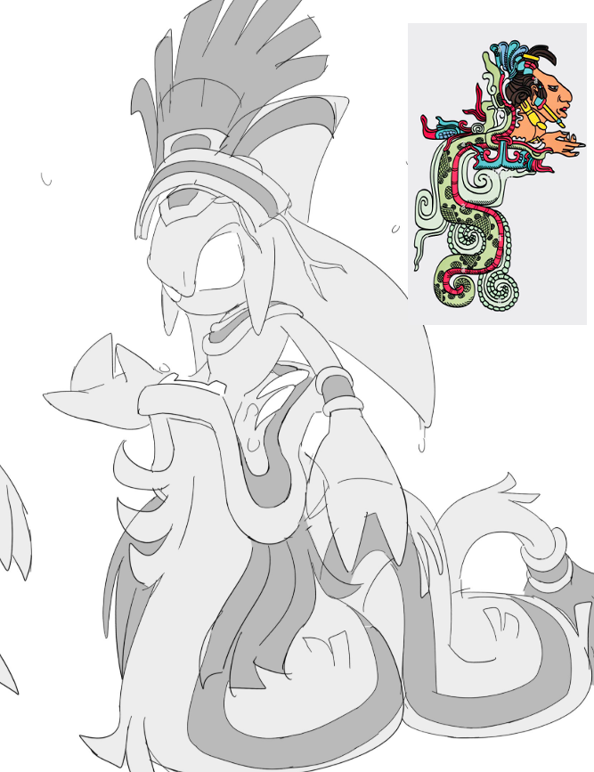 IndigoBeatss's tweet photo. btw chaos is like/based off kulkulkan https://t.co/eyFSbaiQks