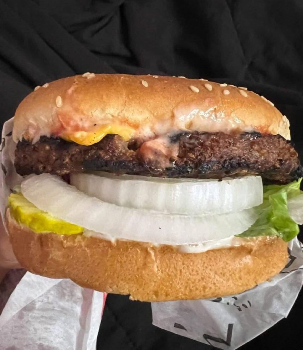 Would you put a Raw onion on a Cheeseburger? 🍔