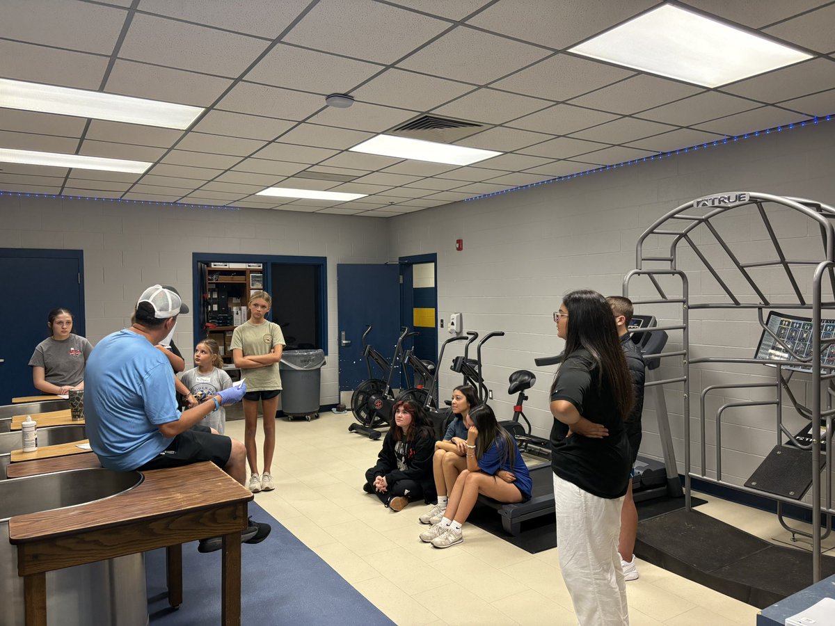 Today was all about teamwork and learning. The Frenship Sports Medicine Crew joined forces with the Memorial Sports Medicine Crew for a full day dedicated to sharpening our skills as we gear up for the new school year.