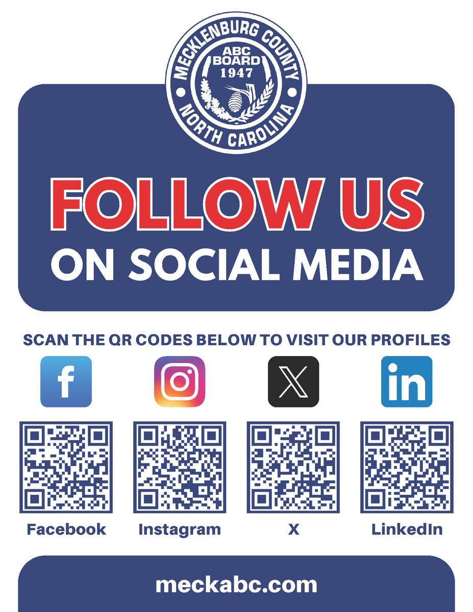 From your favorite store to your favorite feed, we’re everywhere you are.  Follow us to stay informed about our community investments, organizational updates, career opportunities, and industry insights.
#MeckABC #CommunityInvested #PublicService #ProfessionalConnections