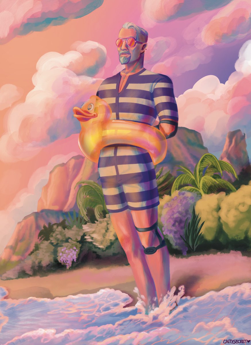 CaitySecret's tweet image. :) 

#ApexSwimSuitEdition #ApexLegendsFanart