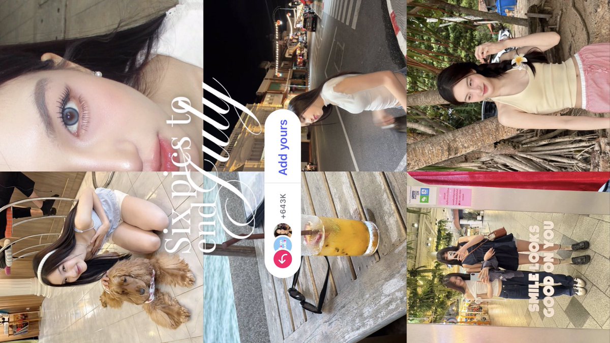 Six pics to end July. <3