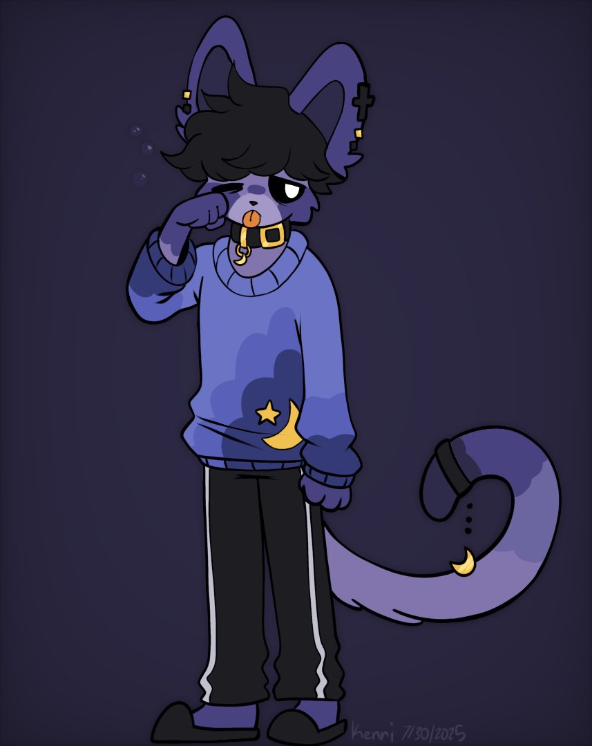 ArtKenni's tweet photo. Drowze..💤⭐️🌙
#oc #furryart https://t.co/H0QZbMG7ij