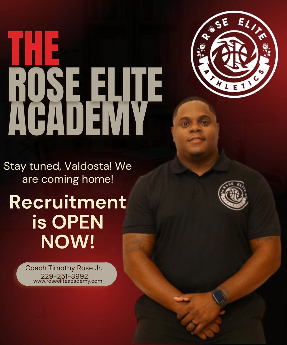 🚨🔥 The Rose Elite Academy have a few more open roster spots available with partial scholarship opportunities! We are a National Post-Grad in Valdosta, Ga. 🔥🚨