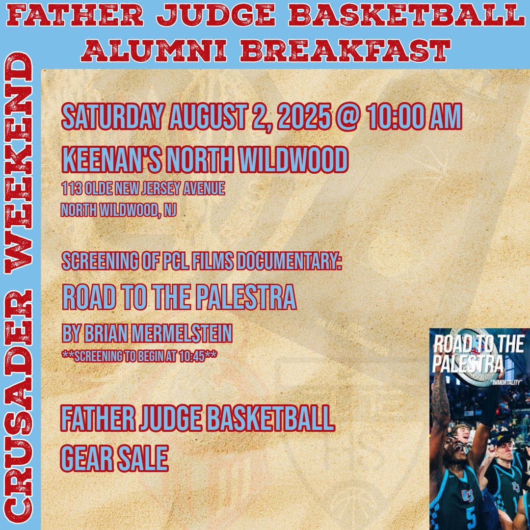 fjhoops's tweet image. Calling all alumni/family/friends of the program:

Join us this weekend for Alumni Weekend!

We will have gear for sale and raffle baskets at our Breakfast @KeenansNW and at the Party @ the Pier @SeaportPier 

DM us if interested in raffle ticket but can’t make it down the shore!