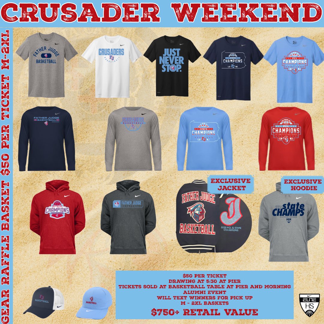 fjhoops's tweet image. Calling all alumni/family/friends of the program:

Join us this weekend for Alumni Weekend!

We will have gear for sale and raffle baskets at our Breakfast @KeenansNW and at the Party @ the Pier @SeaportPier 

DM us if interested in raffle ticket but can’t make it down the shore!